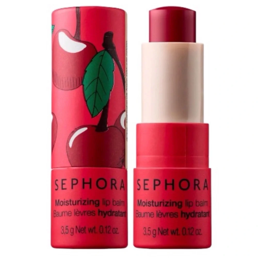 Sephora Original Moisturizing Lip Balm- 8HR Hydrating Treatment, (Cherry) (NWT)